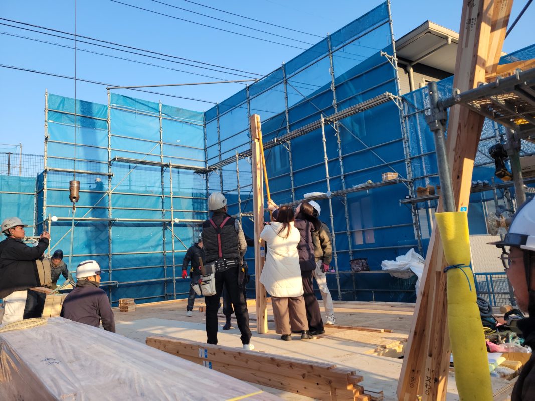 新モデルハウスが上棟しました!